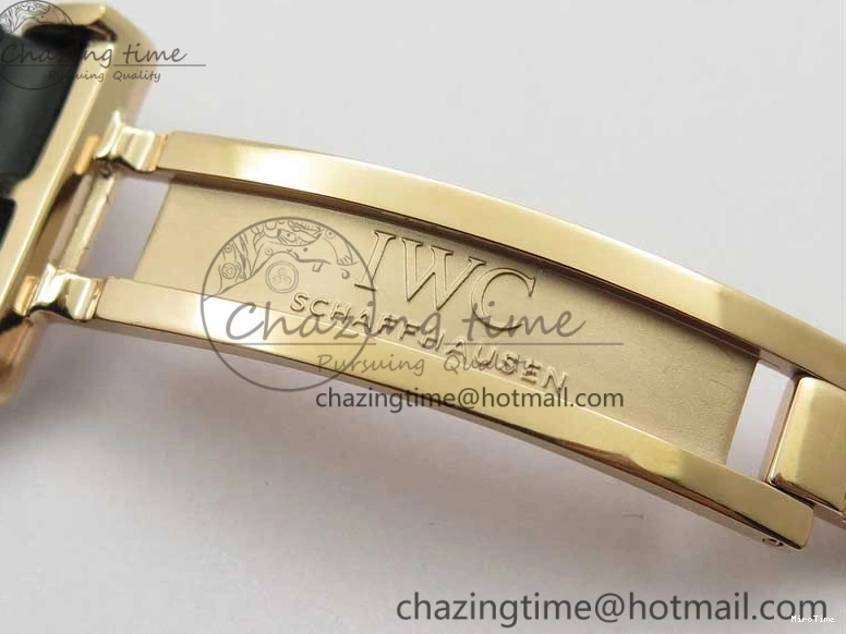 MIROTIME 0223 Premium Portugieser Perpetual Calendar IW503302 RG V9F 1:1 Best Edition Blue Dial on Black Leather Strap A 7098